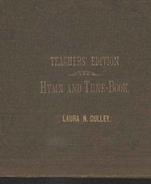 First page of Teachers' Edition of the New Christian Hymn and Tune-book