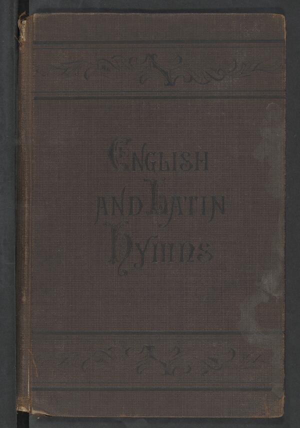 First page of English and Latin Hymns