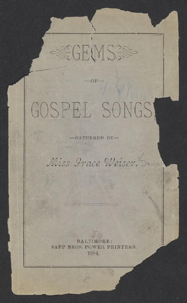First page of Gems of Gospel Songs