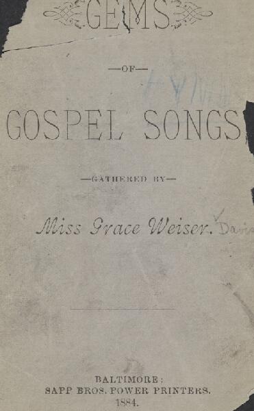 First page of Gems of Gospel Songs