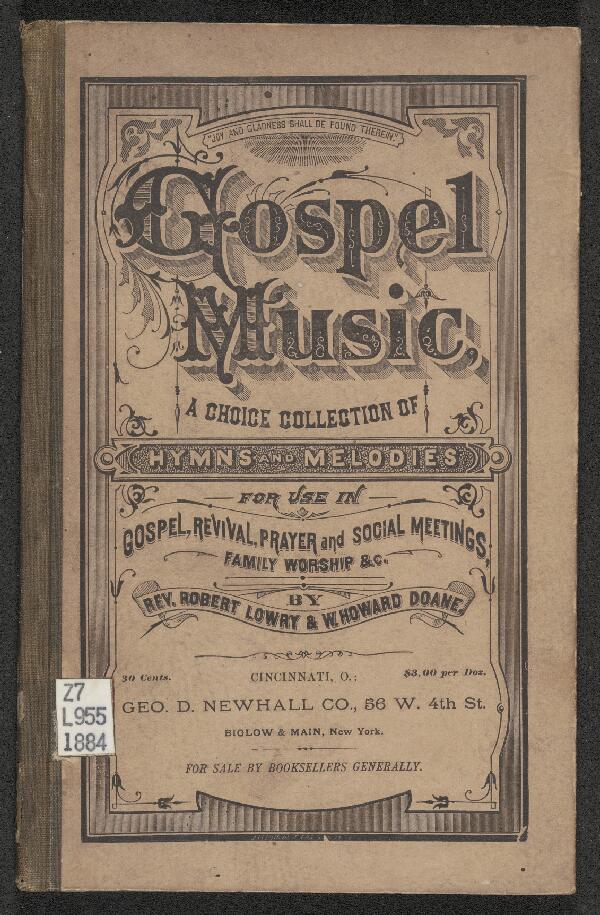 First page of Gospel Music