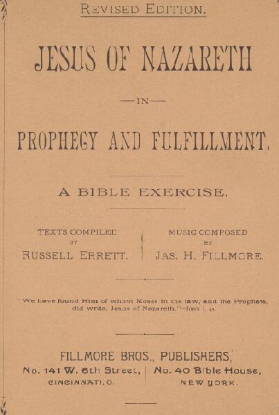 First page of Jesus of Nazareth in Prophecy and Fulfillment