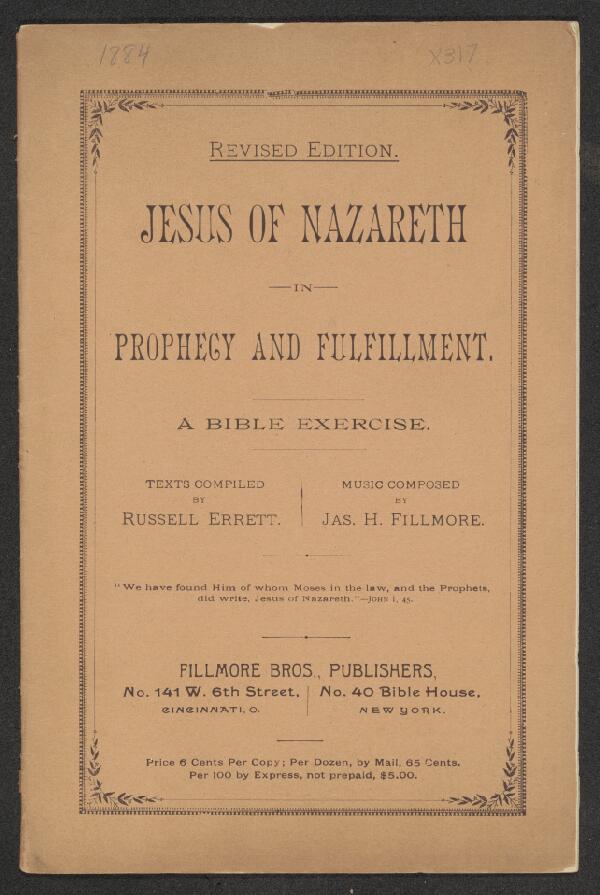 First page of Jesus of Nazareth in Prophecy and Fulfillment