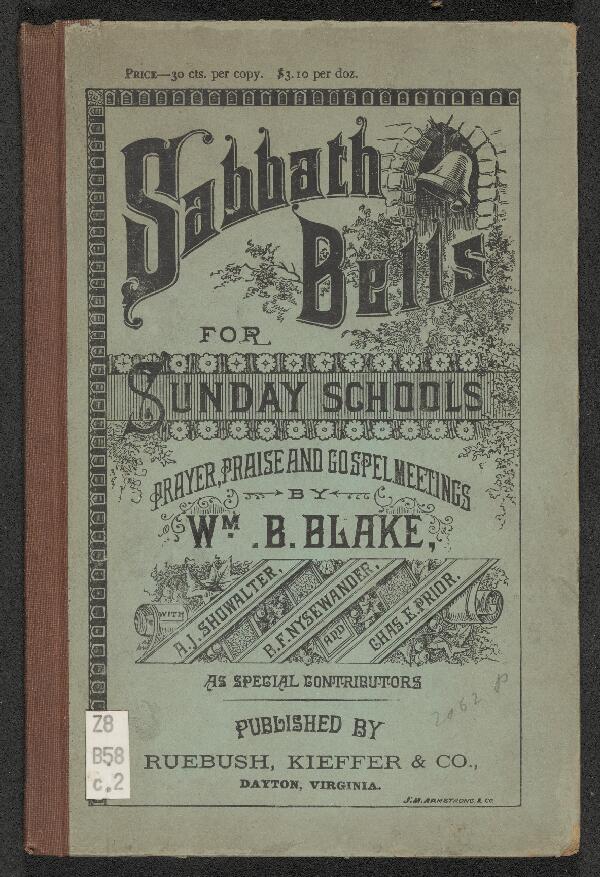 First page of Sabbath Bells