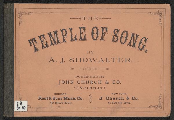 First page of The Temple of Song