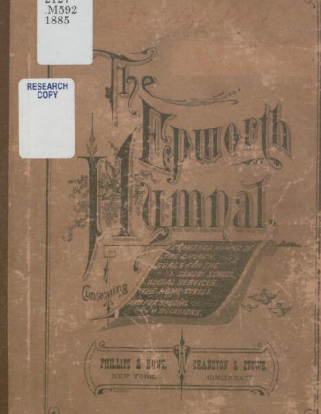 First page of The Epworth Hymnal