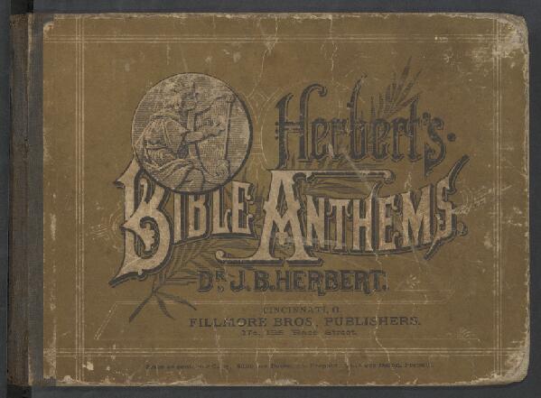 First page of Herbert's Bible Anthems