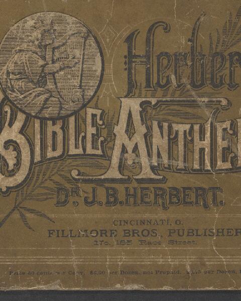 First page of Herbert's Bible Anthems