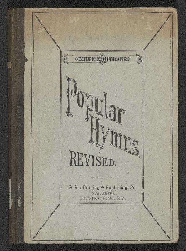 First page of Popular Hymns Revised