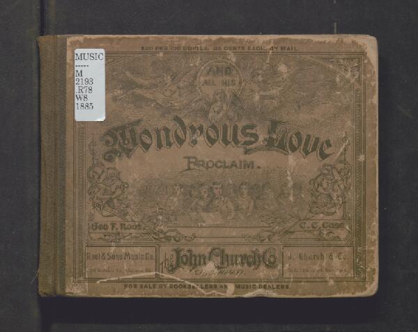 First page of Wondrous Love!