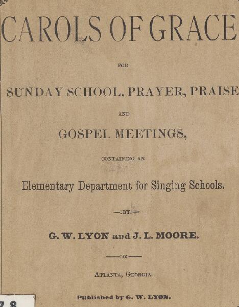 First page of Carols of Grace