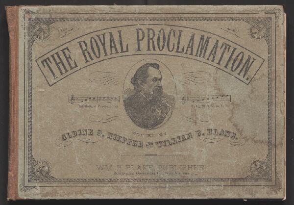 First page of The Royal Proclamation