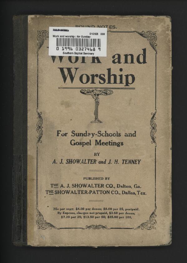 First page of Work and Worship