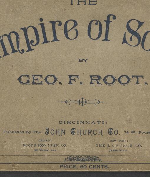 First page of The Empire of Song