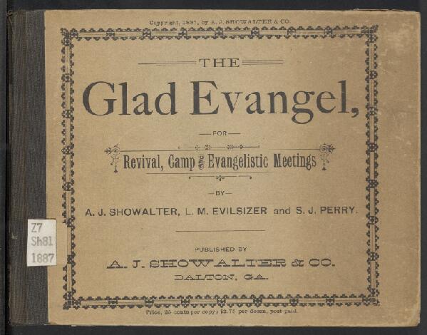 First page of The Glad Evangel