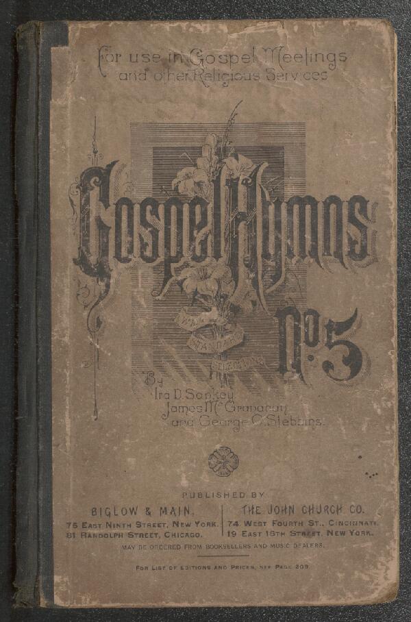 First page of Gospel Hymns No. 5
