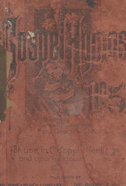 First page of Gospel Hymns No. 5