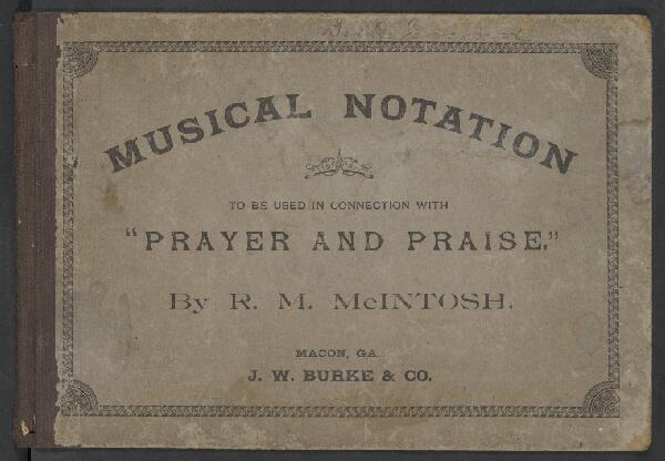 First page of Musical Notation