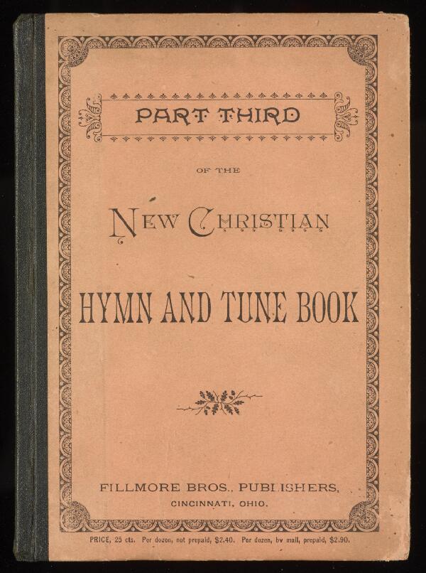 First page of New Christian Hymn and Tune-Book