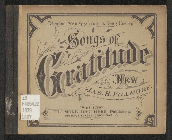 First page of Songs of Gratitude