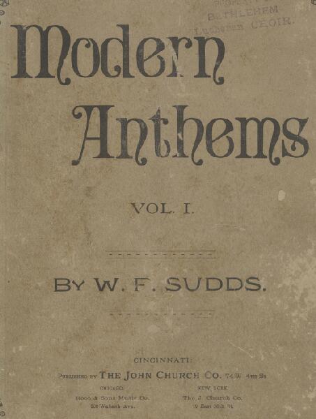 First page of Modern Anthems, Vol. 1