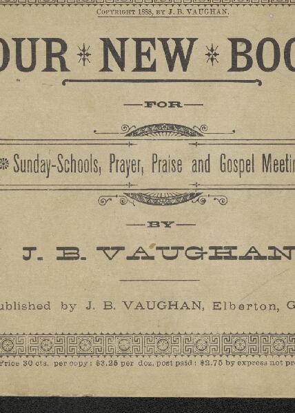 First page of Our New Book