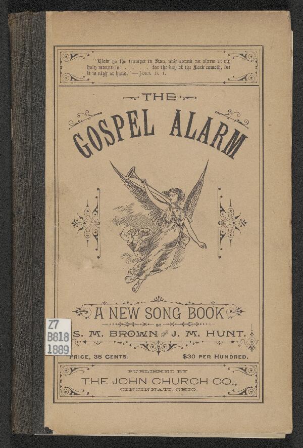 First page of The Gospel Alarm