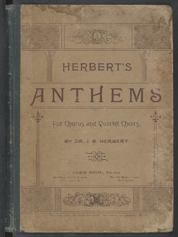 First page of Herbert's Anthems