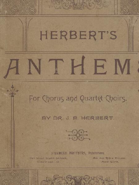 First page of Herbert's Anthems