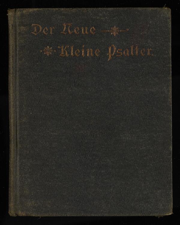 First page of Der Neue Kleine Psalter