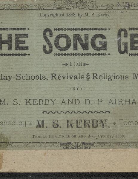 First page of The Song Gem