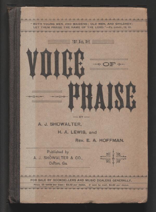 First page of The Voice of Praise