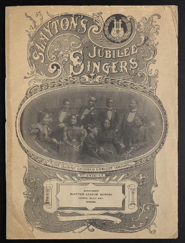 First page of Slayton's Jubilee Singers