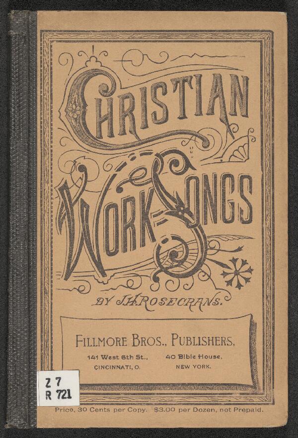 First page of Christian Work Songs