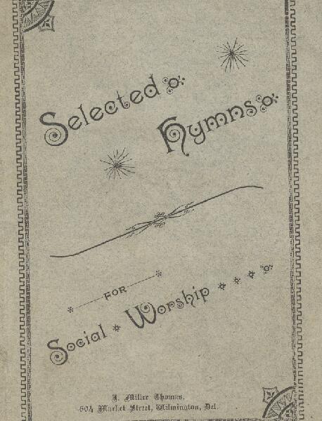 First page of Selected Hymns for Social Worship