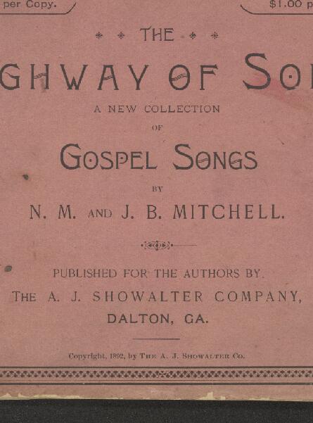 First page of The Highway of Song