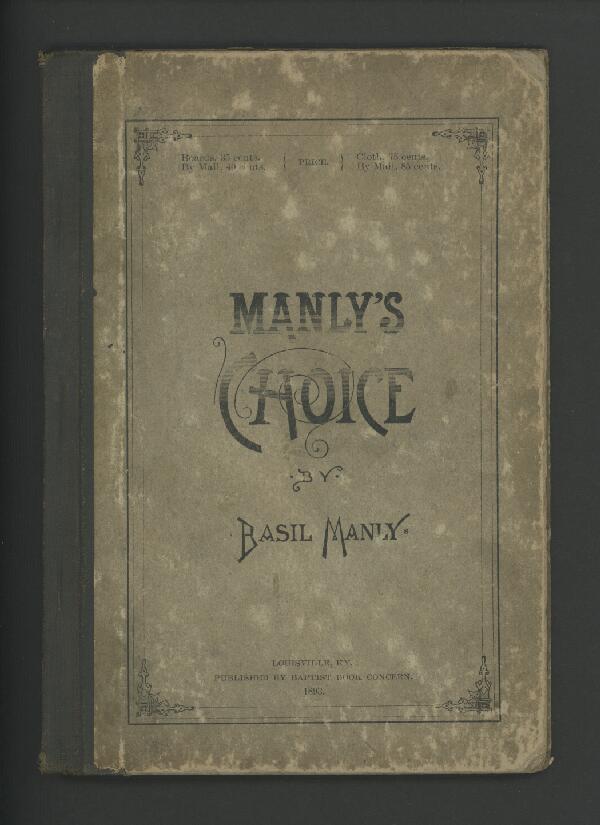 First page of Manly's Choice