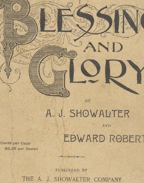 First page of Blessing and Glory