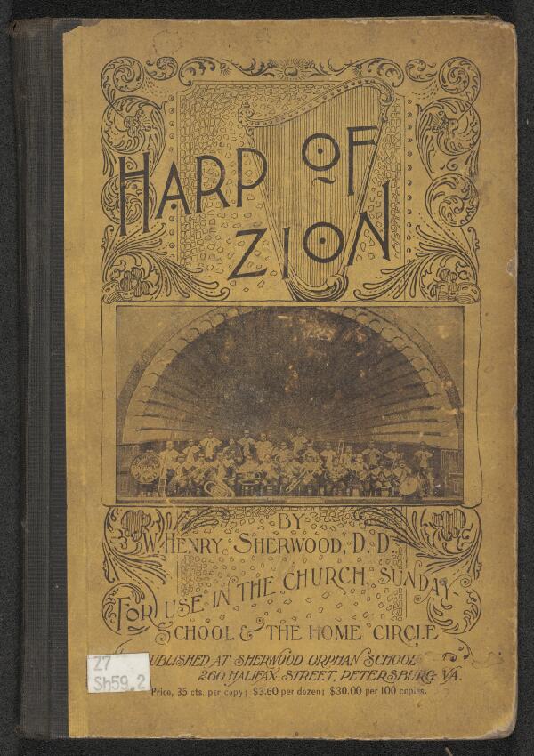 First page of Harp of Zion