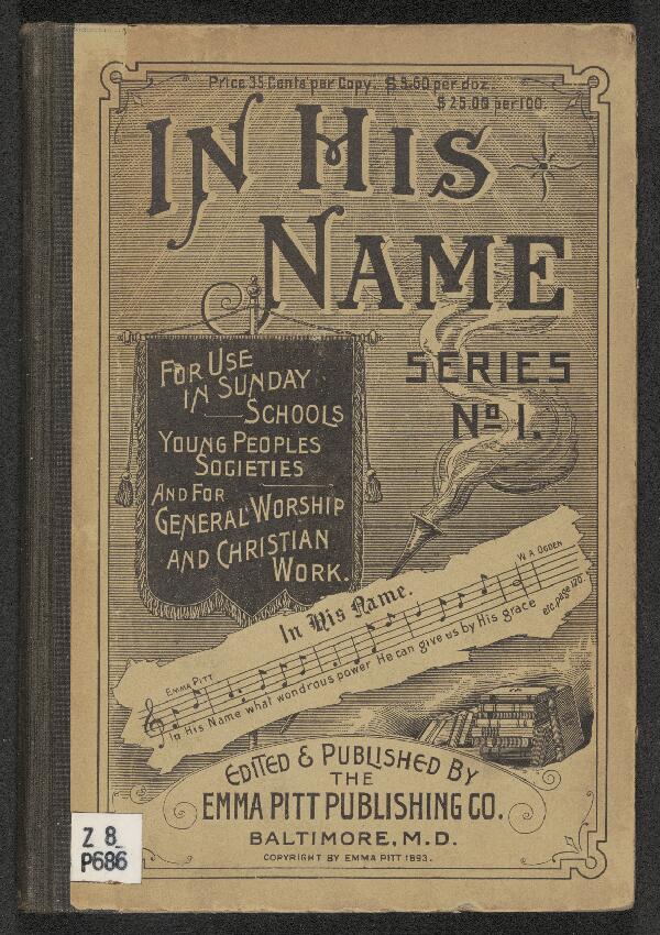 First page of In His Name, Series No. 1