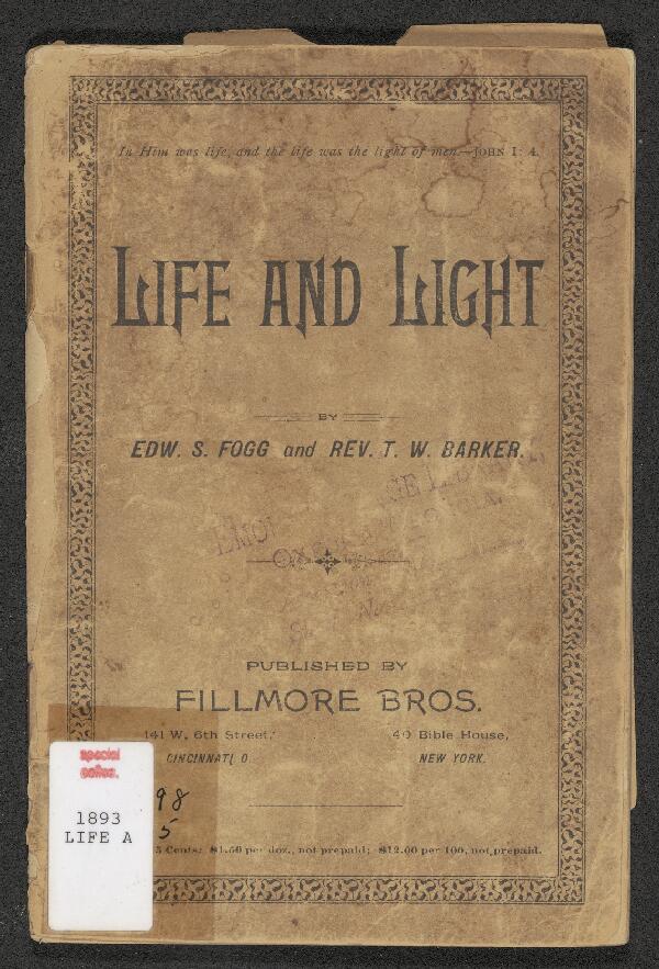 First page of Life and Light