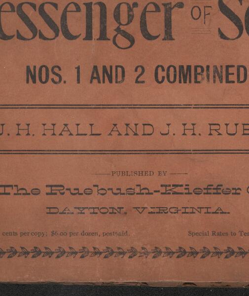 First page of The Messenger of Song