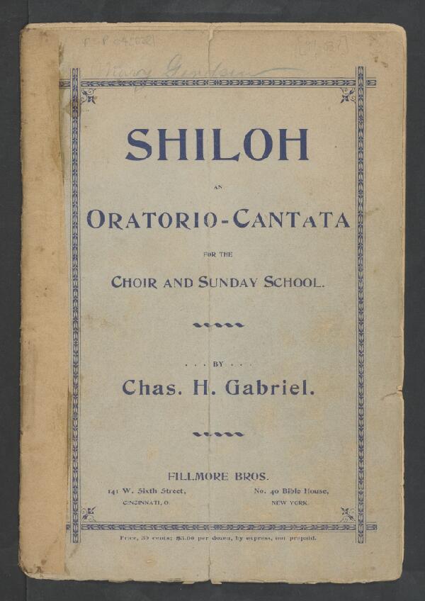 First page of Shiloh