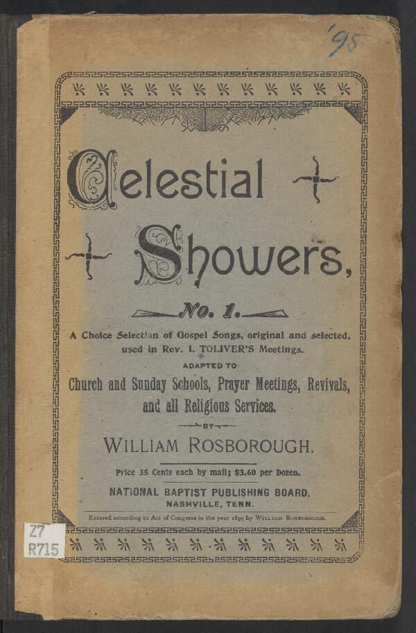 First page of Celestial Showers, No. 1