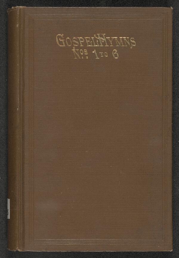 First page of Gospel Hymns, Nos. 1 to 6