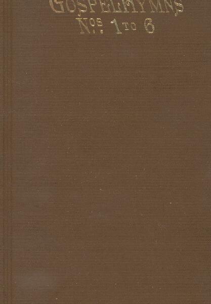 First page of Gospel Hymns, Nos. 1 to 6