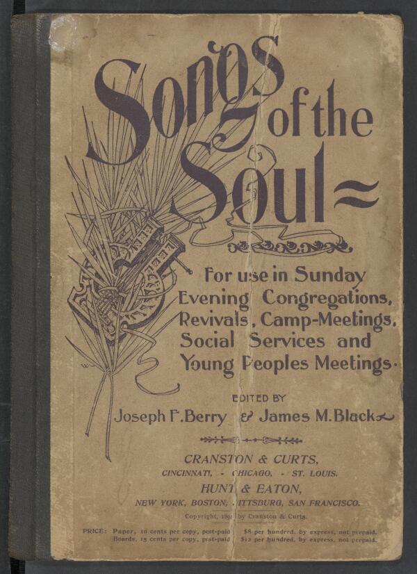 First page of Songs of the Soul
