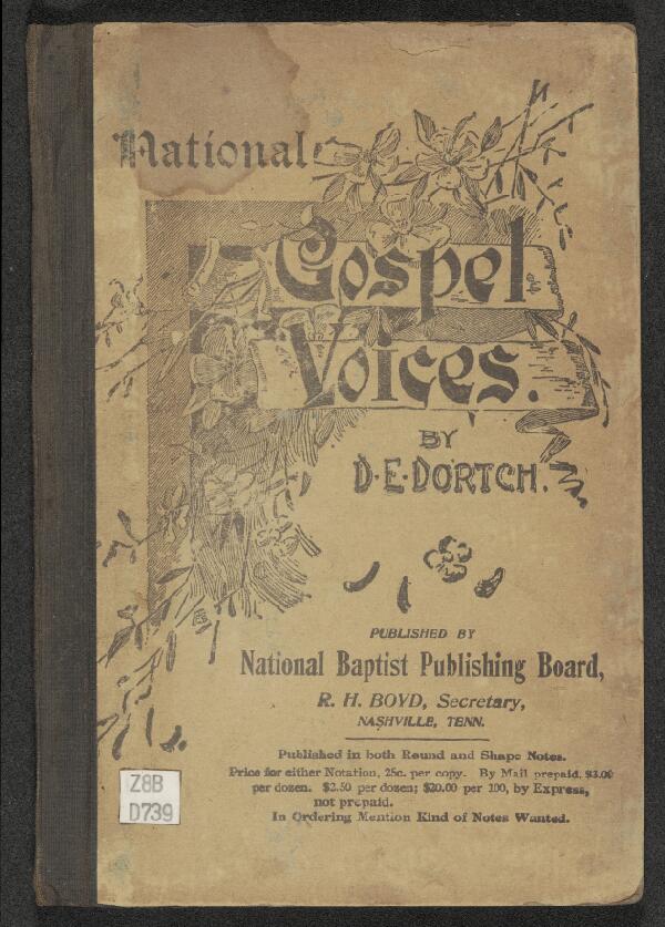 First page of National Gospel Voices
