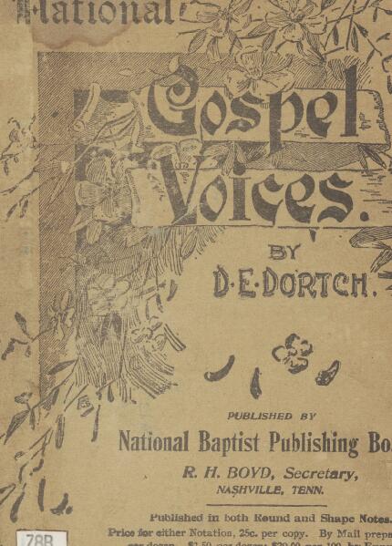 First page of National Gospel Voices