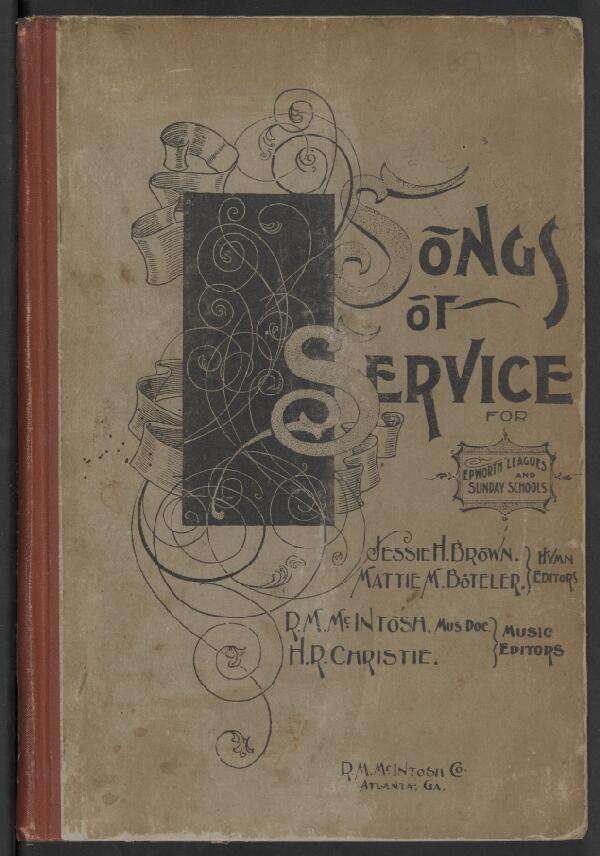 First page of Songs of Service